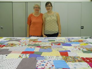 Making a quilt for the Queen's Guiding Award