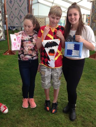 Region 2 Young Quilters at Hever Castle!