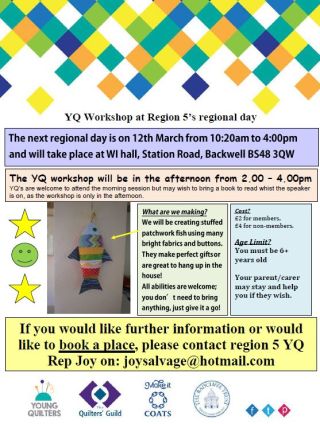 YQ region 5 workshop making 'funky fish'