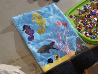 In the Deep wall hanging