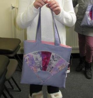 Fan pattern bag