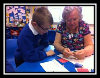 Quilting at Burradon Community Primary School