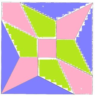 Gemini patchwork block