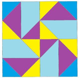 Next Door Neighbour patchwork block
