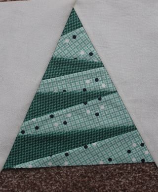 Stitch and flip using foundation piecing