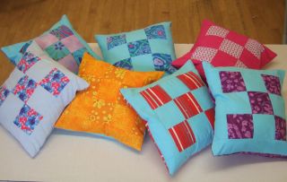 9 Patch Cushion tutorial