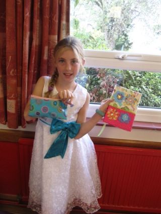 Polegate YQs make notebook covers and pencil cases!