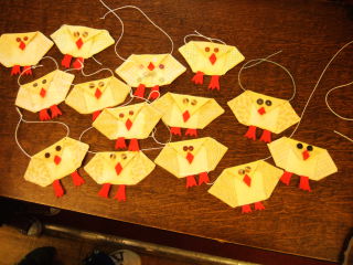 Young Quilters in Region 2 take part in an Easter workshop
