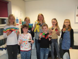 Christmas puddings, snappy purses, Pudsey bear and pin cushions!