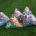 Going Green - Farnham YQs mix quilting and re-cycling!
