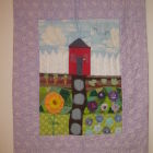 Louise, Region 11 - 'The view of a garden through a curtained window'.