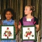 close up of YQ Christmas wall hangings