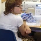 concentrating during the workshop