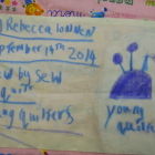 quilt label by Rebecca