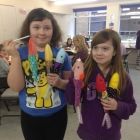 Fun fabric fish at YQ workshop