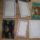 fabric postcards