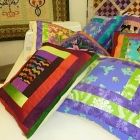 Patchwork cushions