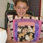 Patchwork cushion